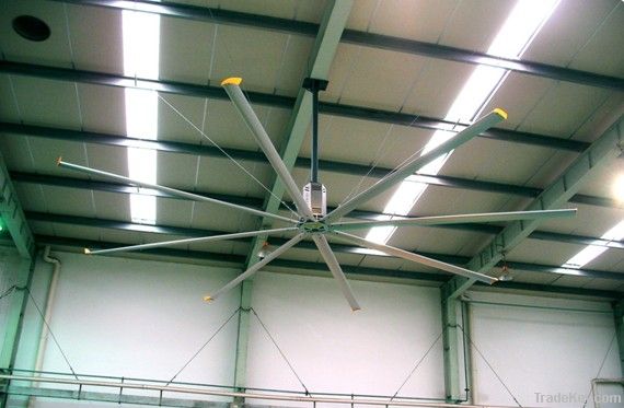 Big industrial ceiling fan