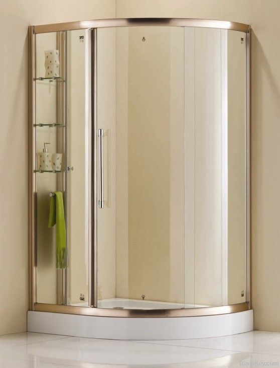 curved  shower