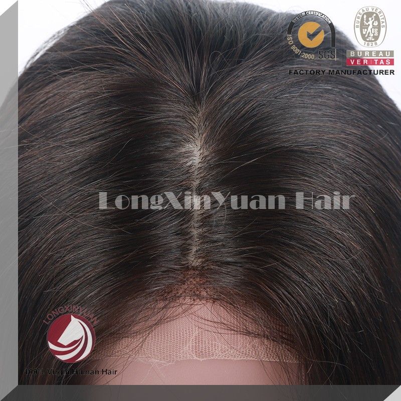 100% Human Hair Silk Top Full lace wig/Jewish Wig