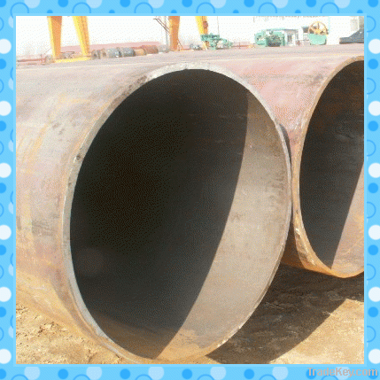 ANSI CS ERW straight seam steel pipe with 6-12m length.