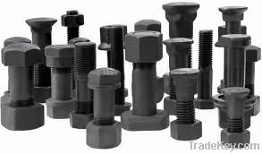 Track bolts &amp; nuts for excavators, bulldozers