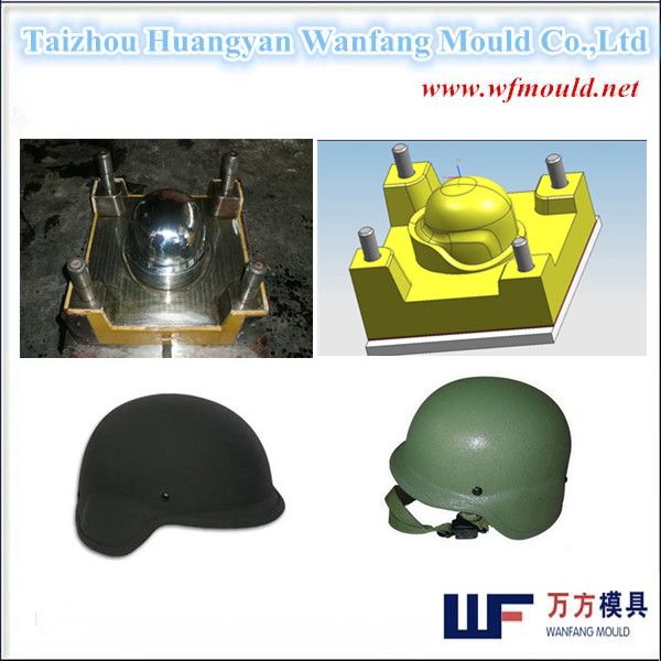 Kevlar bulletproof helmet mould/China Taizhou PASGT helmet mould/helmet products molding