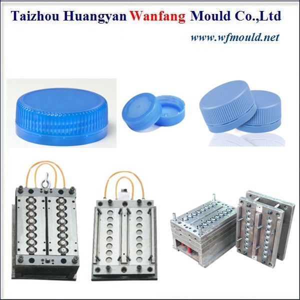 plastic bottle cap mould with 25T machine/6 cavity hot runner cap moulds