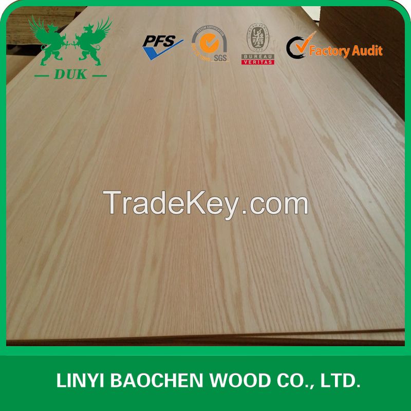 Furniture grade Red Oak veneer fancy plywood