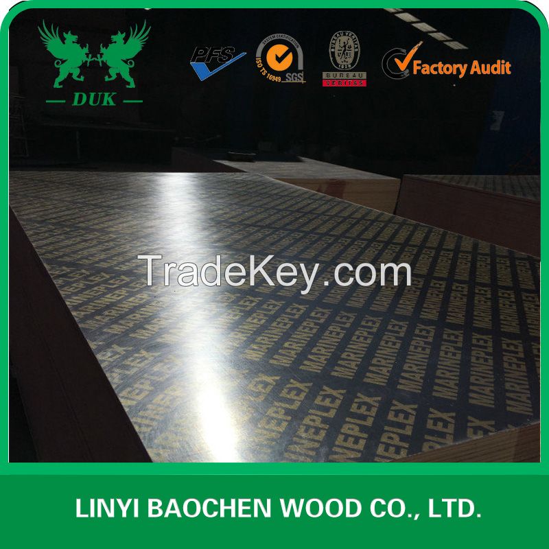 construction usage brown film faced TOGO plywood