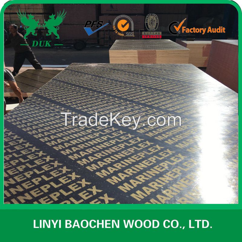 construction usage brown film faced TOGO plywood