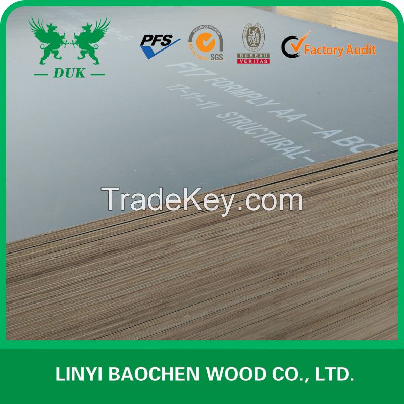 Quality WBP Phenolic formwork timber