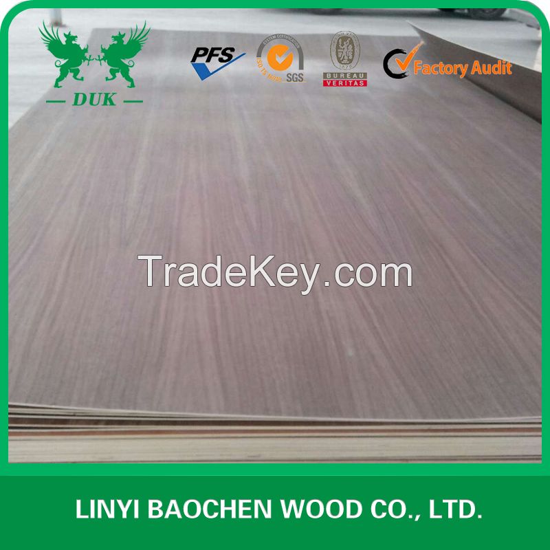 Crown cut 3mm Black walnut plywood for sale