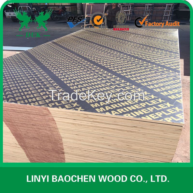 Mauritius market 18mm film faced shuttering plywood