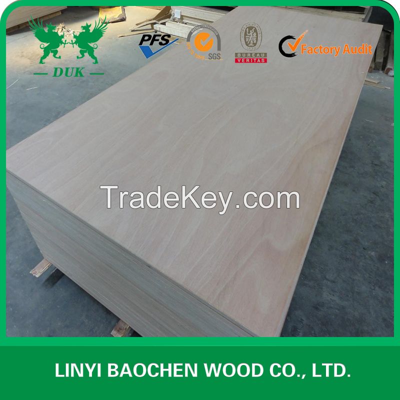 Israel market 16mm Okoume plywood 