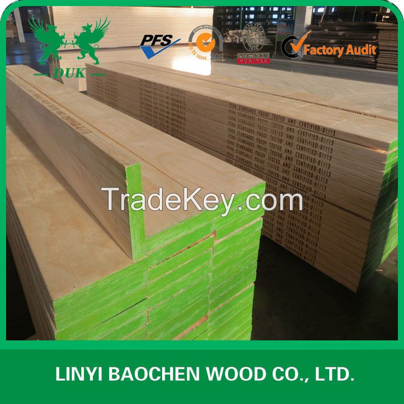 LVL Pine wood lumber for Scaffolding wood plank