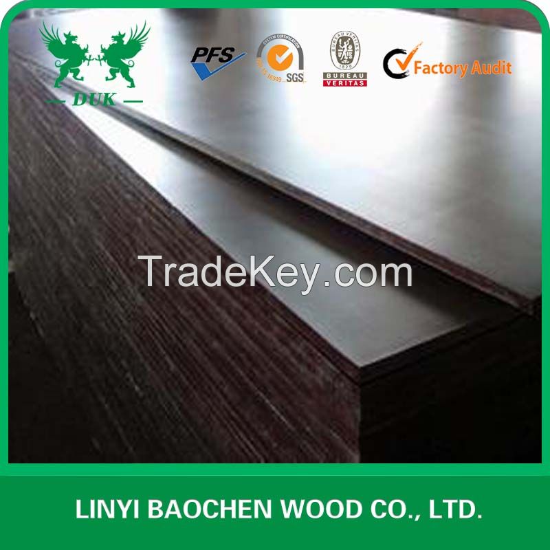 12mm Film faced plywood for concrete formwork