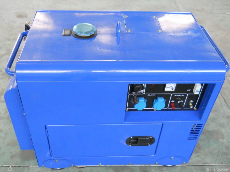220v diesel generator set with wheels