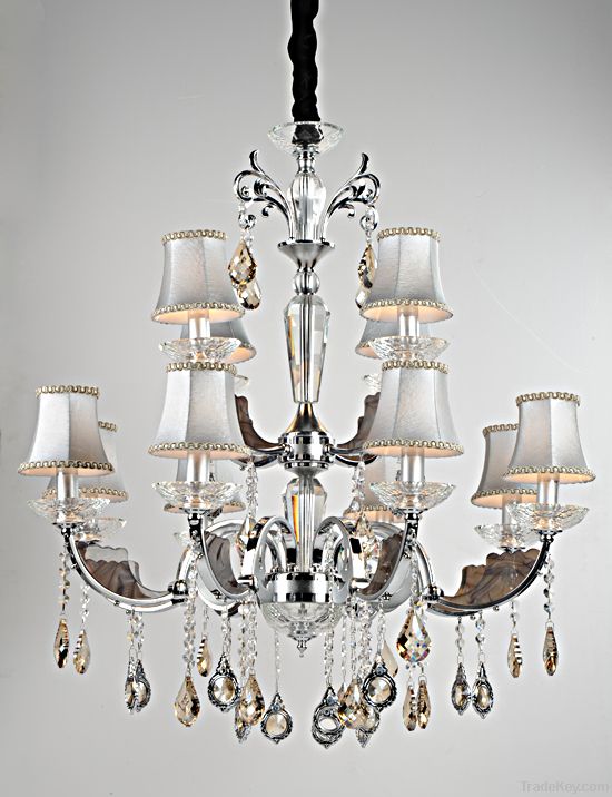 arabesquitic lampshade vintage crystal chandeiler