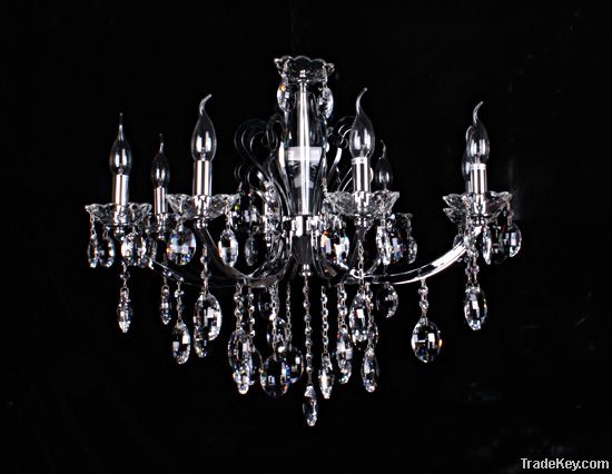 emulational candle style crystal chandelier