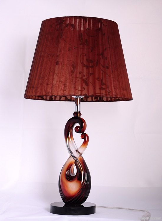new fashion brown style table lamp