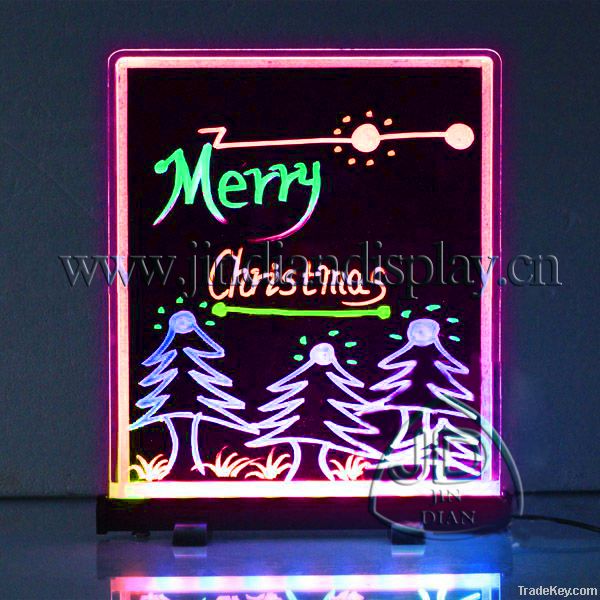 2012 latest product led hot bulletin board lower consumption