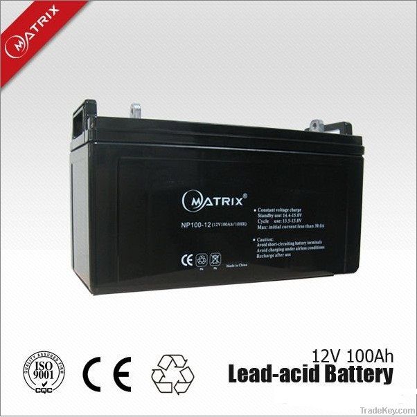 Lead acid battery 12v 100ah