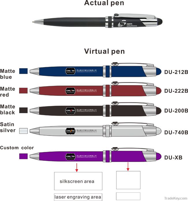 DU-B Promotion pen with logo