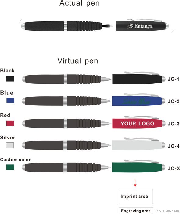 JC-B Promotion pen with logo