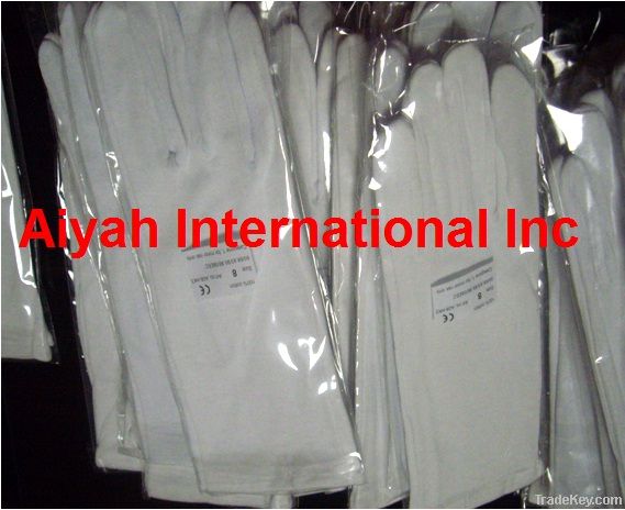 Pure cotton glove(ce, rohs, sgs, pts, azo free)
