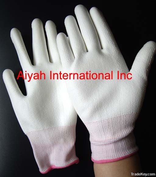 Polyurethane (PU) glove with nylon liner (CE)