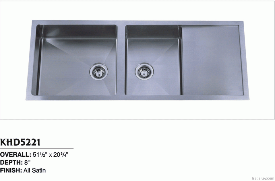 Stainless Steel Handmade Kitchen Sink KHD5221