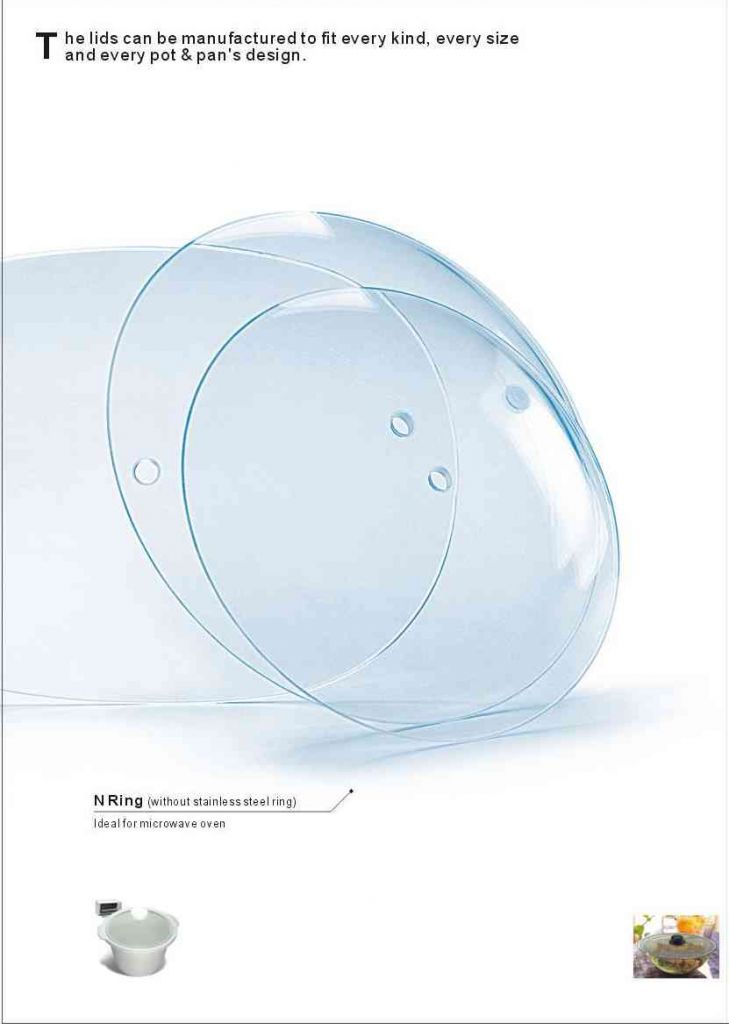 Tempered Glass Lid - see thru Lids