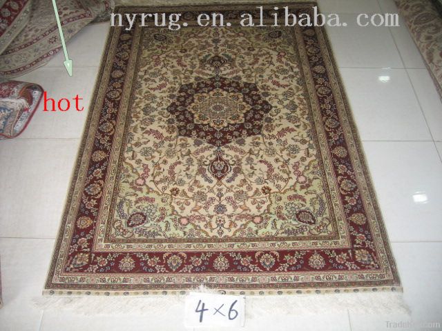 300lines4X6ft handmade persian carpet