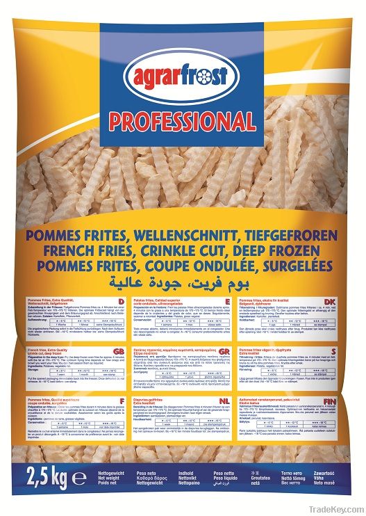 Agrarfrost French Fries Crinkle cut Extra Quality