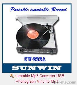 turntable Mp3 Converter USB Phonograph Vinyl to Mp3