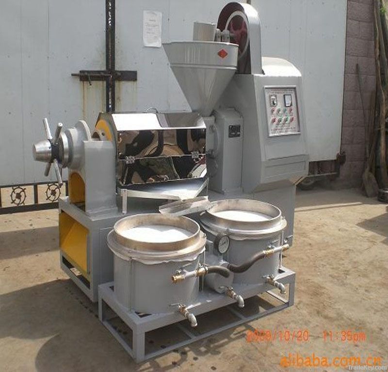 Medium capacity screw oil press machine