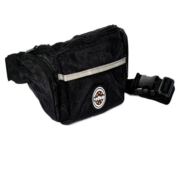 Viaggi Unisex black waist bag