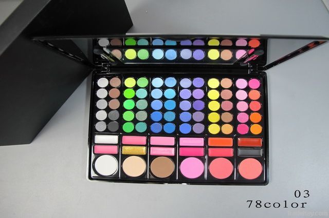 Free Shipping! Professional Makeup 78 Color Eyeshadow Palette