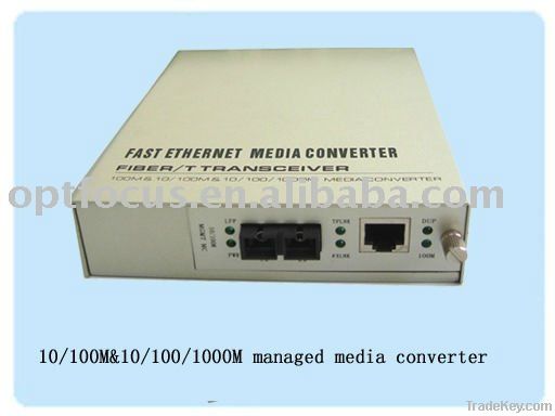 10/100M Managment Media Converter