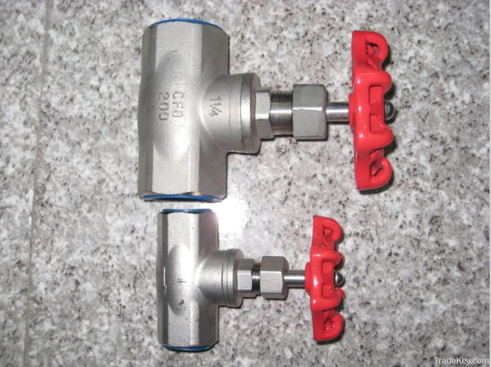 oil valve1/4" globe valve SS Thread globe valve