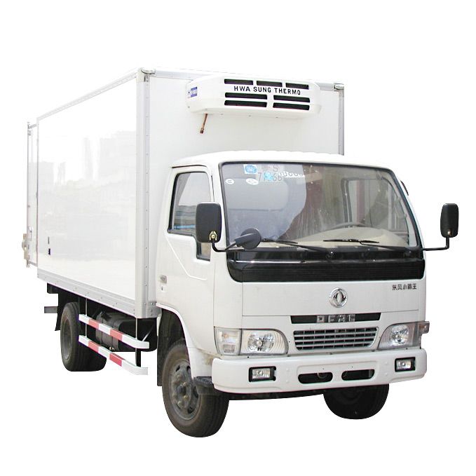 Corrosion resistant refrigerated truck body with FRP PU foam panels