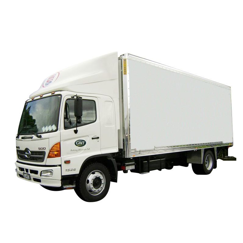 High gloss insulated truck body with FRP composite panels