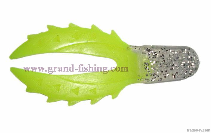 Plastic soft fishing lures