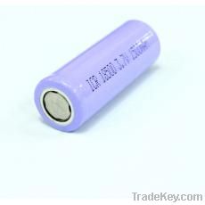 Li-ion rechargeable battery ICR18500 with 3.7V 1500mAh