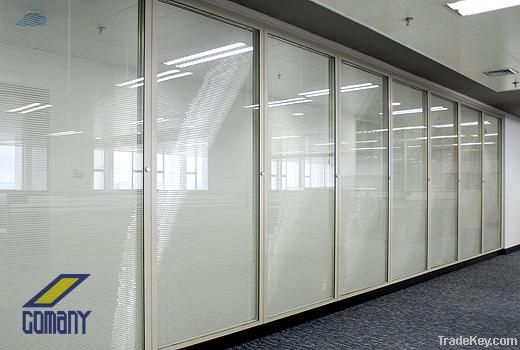 Glass Partition with Blind Glazed Partition
