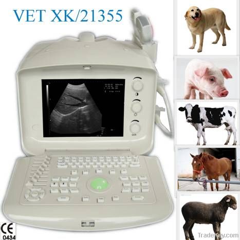 Digital portable veterinary ultrasound scanner