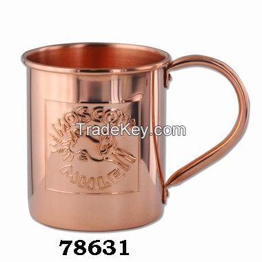 pure solid copper mugs for moscow mule