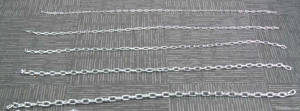 Galvanized steel chain link