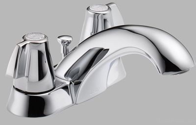 Delta Classic: Two Handle Centerset Lavatory Faucet - 2522LF-TP