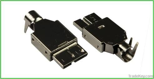 micro USB 3.0 Type B. Solder Type, Plug, Single Type