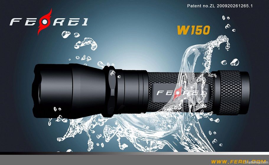 150m waterproof led diving torch
