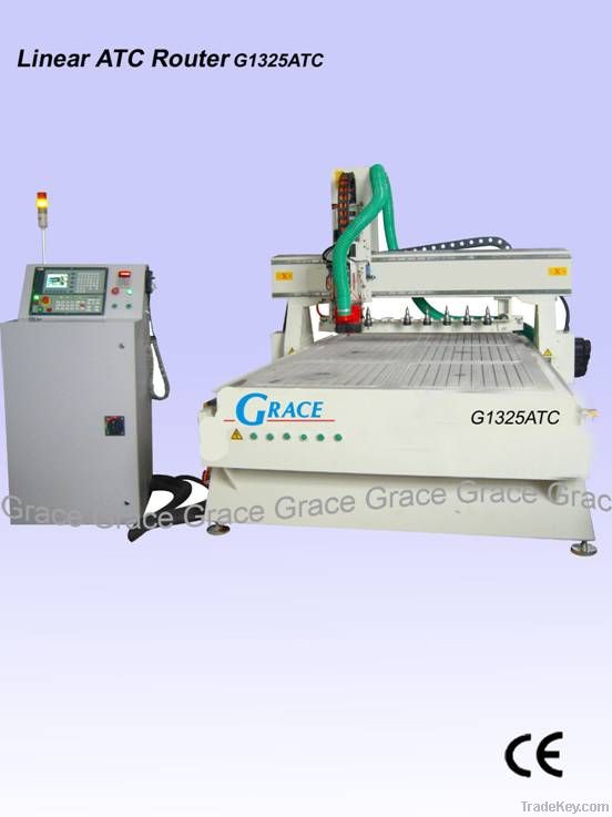 CNC Woodworking Liner Type Machine With Auto Tool Changer (G1325ATC)
