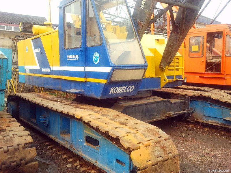 used crawler crane Kobelco 7055, 55ton crawler crane