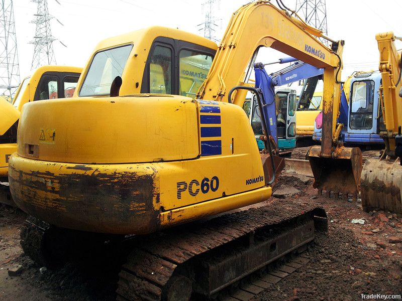 used mini excavator komatsu pc60